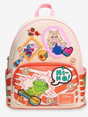 Loungefly The Muppets Character Patches Mini Backpack - BoxLunch Exclusive NWT
